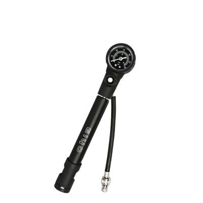 China Giyo 300psi Low Pressure Bicycle Pump Fork Tire Mini Shock Pump With Schrader Presta Switchable High Pressure/High Flow Valve Adapter for sale