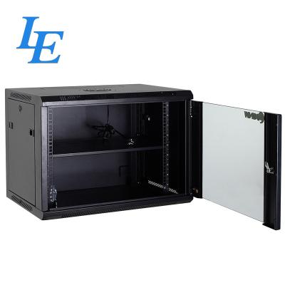 China SPCC Cold Rolled Steel LE SPCC Quality 4U-18U 19 Inch Server Network Cabinet Wall Mounted Rack for sale