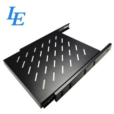 China SPCC Cold Rolled Steel 19 Inch High Quality Sliding Shelf For Network Server Cabinet for sale