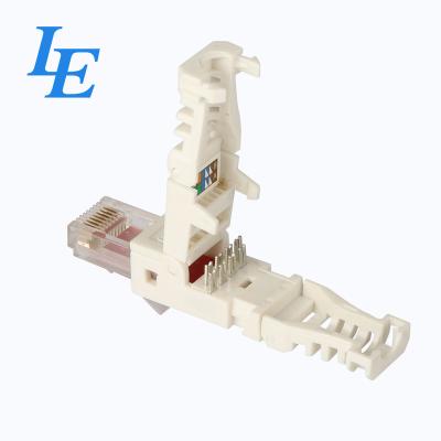 China audio & Video LE Cat5e Cat6 UTP Plug Lan Cable Adapter RJ45 Modular Network Connector Male for sale