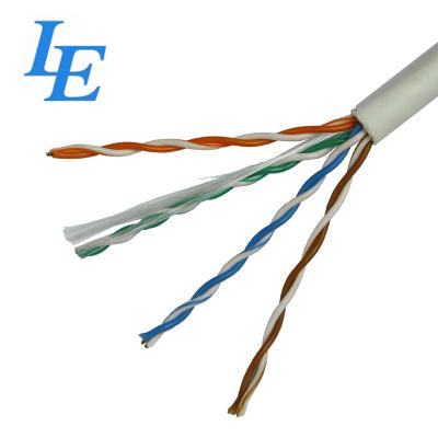 China Telecommunication LE ROHS 100 copper Cat5E Cat6 Lan Cable Price of 305 meters for sale