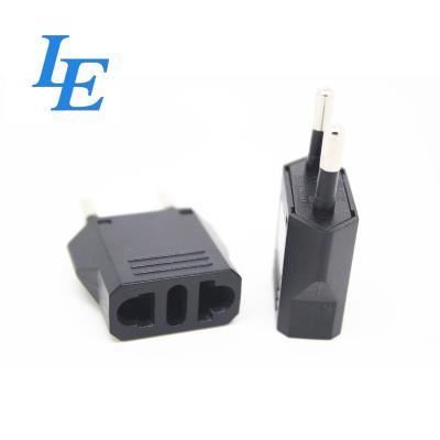 China EU Plug Commercial LE Travel Plug Type Power Socket Adapter for sale