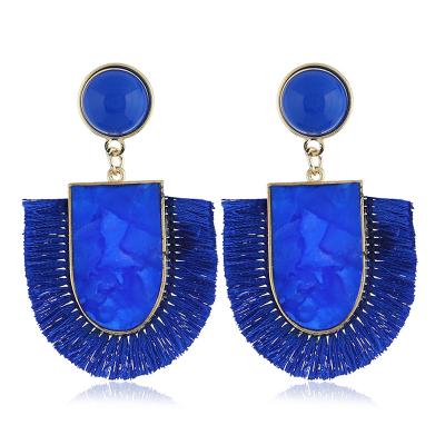 China Fashion CLASSIC Wholesale Jewelry Acrylic Stud Earrings For Women Tassel Earrings for sale