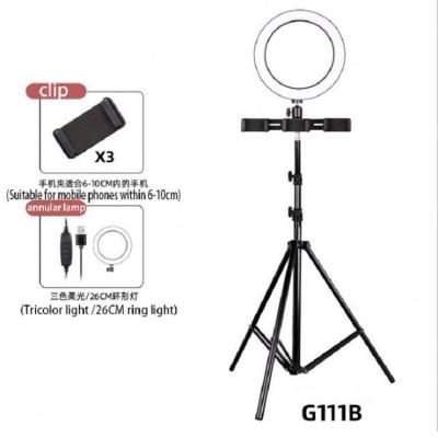 China Equipment Table Table Microphone Stand Led Fill Lamp For Composing Light Photography With Multifunctional Video for sale