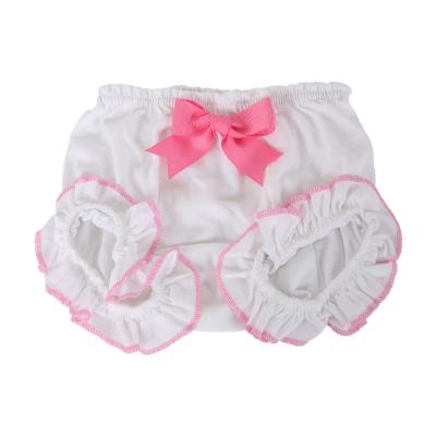 China Anti-pilling Baby Shorts Pants Infants Cloth Gaiters Bows Diapers Baby Diaper Pants for sale