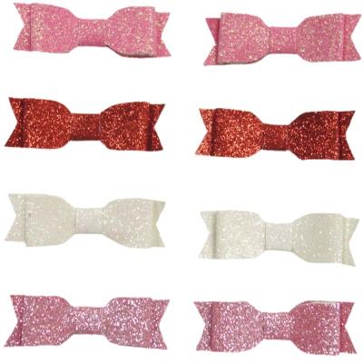 China Children's Hair Decoration Designer Popular Children's Hair Accessories Cute Sequins Bow Hair Clips Small For Children for sale