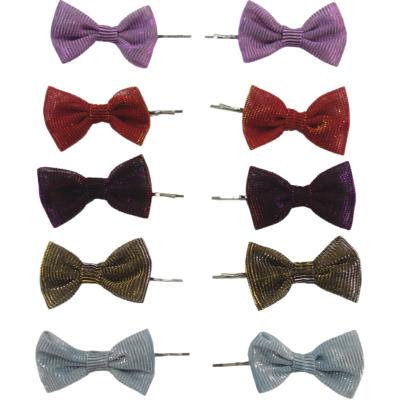 China Cute Custom Metal Hairpins Baby Accessories Girls Hair Decoration Hair Bow Hair Clips Set For Kids Teens for sale