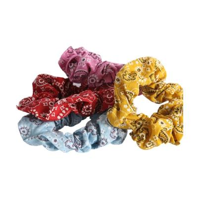 China Fashion wholesale hair accessories rubber hair ties bandanna headbands flower headband for girl for sale