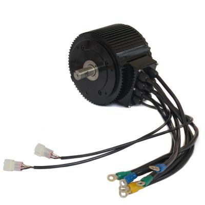 China 48v 72v 96v Gold Brushless Motor 10kw Motor Kit Brushless Electric Scooter Air Cooling 10KW Gold Motor Liquid Cooling for sale