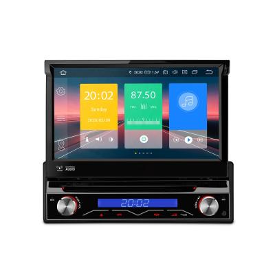 China GPS Universal Single Din Car Stereo Multimedia System Android 10.0 7 Inch BT 5.0 Car DVD Player Stereo Car DVD Touch Screen for sale