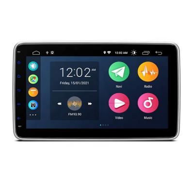 China GPS 10.1 Inch Glass+Glass Screen Universal 1 Din Car Radio With CANbus Dual Channel Adjustable Viewing Angle Screen Mirroring for sale