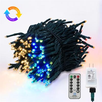 China Rechargeable String Lights Outdoor Micro Fairy Christmas 100m Halloween Led Decorative Lights Wedding String for sale