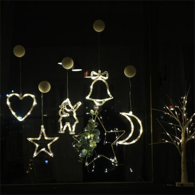 China Hot Decorative Lights Stick Holiday Party Decorations Suctioned Room Decorative String Christmas Hanging Lights for sale