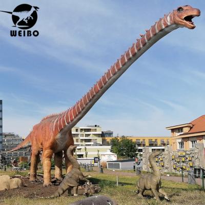 China Theme Park Dinosaur Expo Long Neck Animatronic Dinosaur for sale