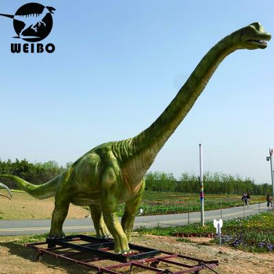 China Theme Park Dinosaur Life Size Fiberglass Dinosaur Statue for sale