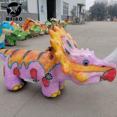 China Theme Park Dinosaur Battery Operated Cart For Kids for sale