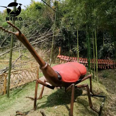 China Theme Park Simulation Insect Model Realistic Animatronic Insects Spider for sale