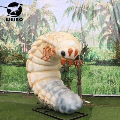 China Theme Park Insect Animatronic Model Mechanical Robotic Insect Silkworm Chrysalis for sale