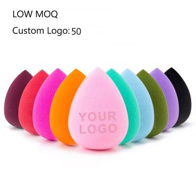 China Best Selling Beauty Sponge Blender Private Label Multi Color Custom Latex Free Makeup Sponge QW048 for sale