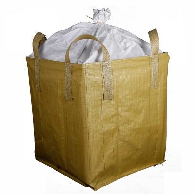 China Large Jumbo Bulk Food Grade FIBC Bag PP Woven Bags 1000kg Jumbo Bag Dimension for sale