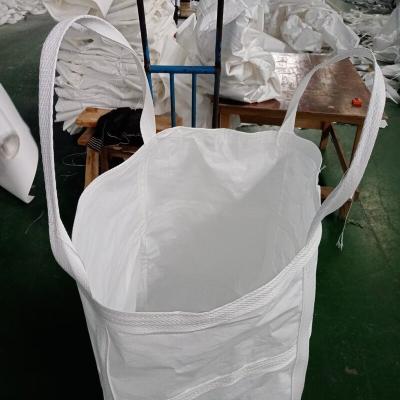 China Food grade HESHENG 1.5 ton fibc bag bulk cement sack 1000kg jumbo big bag dimension for sale