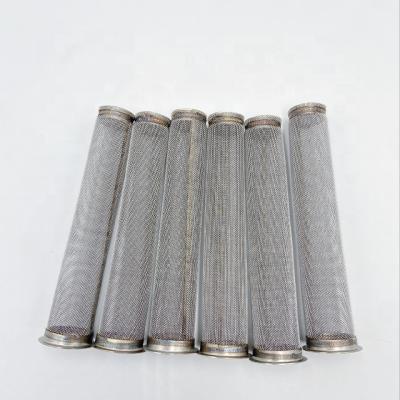 China Factory A stainless steel tubular filter for a machine that produces wet wipes. for sale