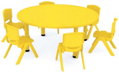 China preschool tables and chairs safety plastic furniture equipment for nursery school for sale