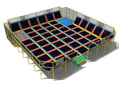 China indoor trampoline park equipment jump trampoline park toddler indoor trampoline with net for sale