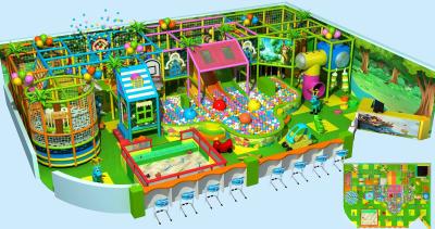 China beautiful jungle children's activity centers indoor playhouse with factory price for sale