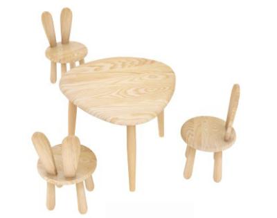 China modern school room furniture toddler wooden table with chairs for sale