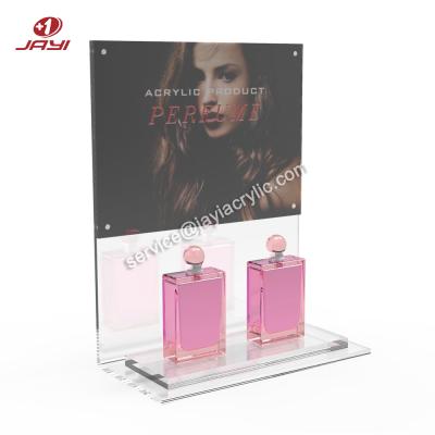 China JAYI Custom Acrylic perfume Display Acrylic Body Oil Display Acrylic Skin Care Product Display for sale