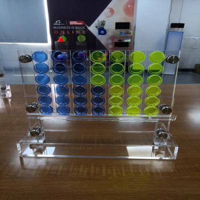 China Acrylic Board Connect 4 Game Fantastic Kids Game Set Acrylic Material for sale