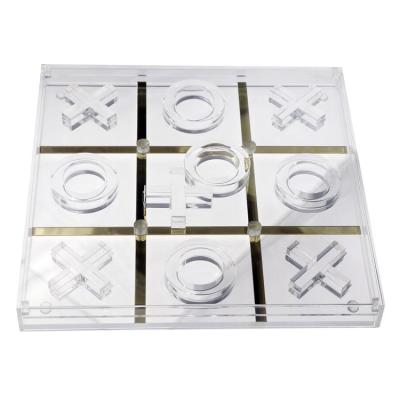 China JAYI Factory Custom Made Acrylic MaterIal kids indoor intellectual board tic tac toe game for kids for sale