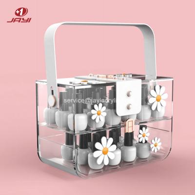 China China Custom Acrylic Box Bag For Storage Cosmetic /Makeup Product Storage Box Bag for sale