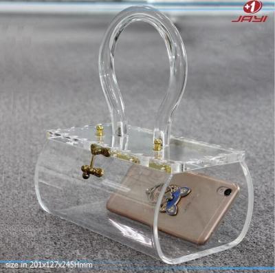 China Hot Selling Custom OEM Fashionable Ladies Clear Acrylic Clutch Bag/Clutch Bag Evening for sale