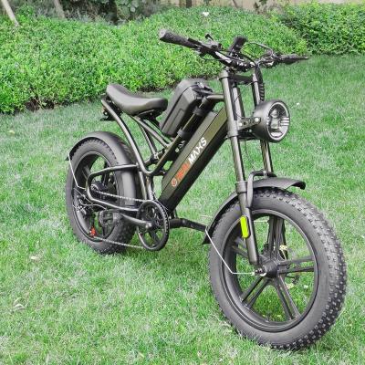 China ANDUUK Alloy Fat Cruiser 20Inch 750W Fat Cruiser E Mountain Aluminum E Fast Bicycle Bikes 2022 Electric Bicycle With Factory Price for sale