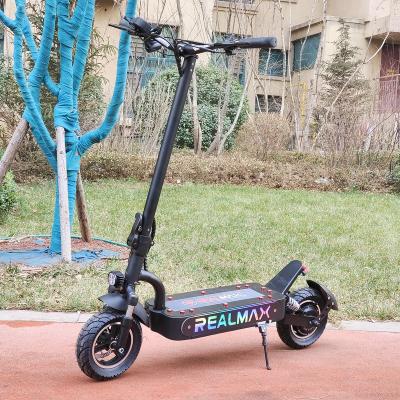 China ANDUUK Unisex New Design Dual Drive Fat Wheels Dual Suspension Electric Scooter Adults With Seat for sale