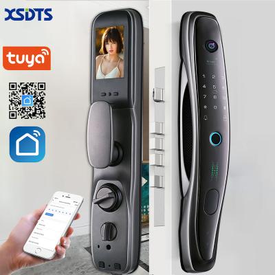 China Tuya Smart Door Lock with Wireless WiFi Fingerprinty CCTV App Open Moniton Function with Bell Q8 Door for sale