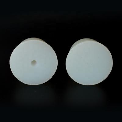 China Customer requirement food grade airlock drilled silicone stopper for beer fermentation wine for sale