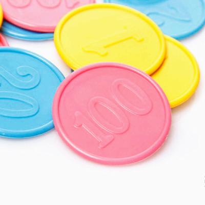 China Colorfast/durable cheap single game Chips Poker Chips for card game or other board game with package box for sale