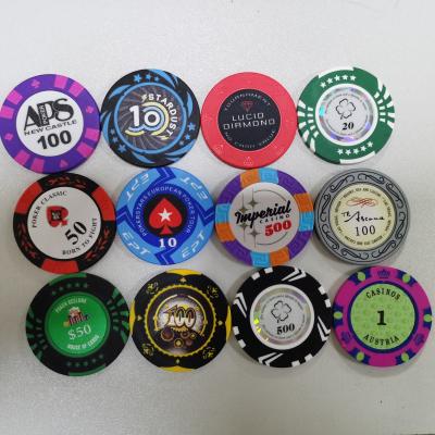 China Custom Printed Acrylic ABS Casino Poker Chips Set Mini Poker Chip OEM Customized Plastic Color Original Material Dia Size Certificate for sale