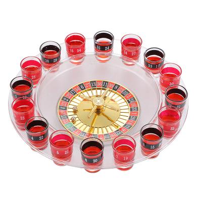 China High Quality Acrylic Bar Russian Roulette Wheel Roulette Set Available Choosing Color For Drinking Games for sale