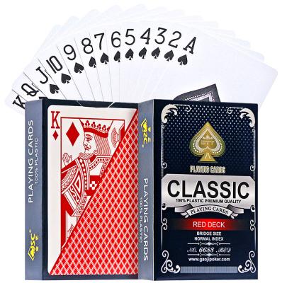 China Creative Waterpoof+Clearing Printing+Colorfast Plastic Card Deck Cards Wholesale Adult 100% Waterproof PVC Sohapoker Anti-Folding Poker for sale