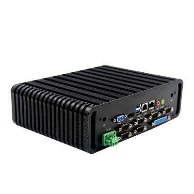 China Intel 1037U Mini PC Gaming Computer Desktops CE RoHs Embedded Fanless FCC X-BOX-1037 Mini for sale