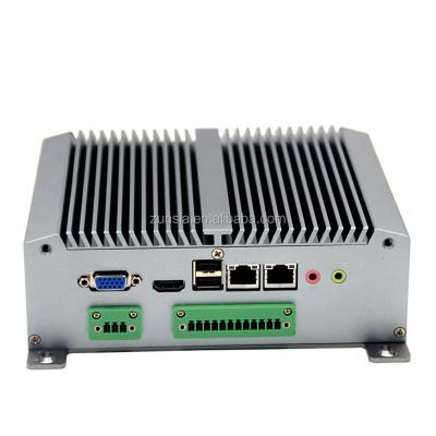 China Cheap Baytrail Ubuntu Barebone Fanless PC Barebone Factory Mini PC 185 x 194 x 64mm for sale