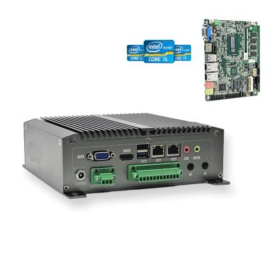 China Mini PC J1900 J1800 Win 10 Linux 2 Mini LAN 6COM Mini Industrial Computer 185 x 194 x 64mm for sale