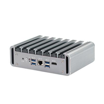 China nuc 6th mini PC / Skylake / Kaby 7th cpu pc mini lake-U mobile single chipset with 6* LAN port and 4*USB industrial mini pc 178.3*125.7*55mm for sale