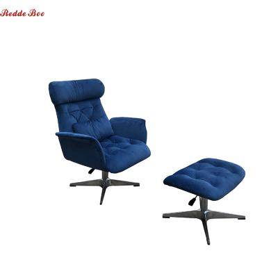 China Storage Redde Boo Hot Sale Modern Living Room Leisure Velvet Fabric Soft Resting Position Recliner Chair 2230 for sale