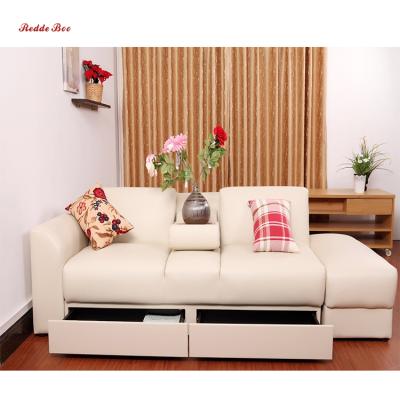 China (Other)Adjustable Multifunctional Sofa With Sitting And Lying Bed Living Room Furniture Folding Sofa Bed With Cup Holder 309 for sale