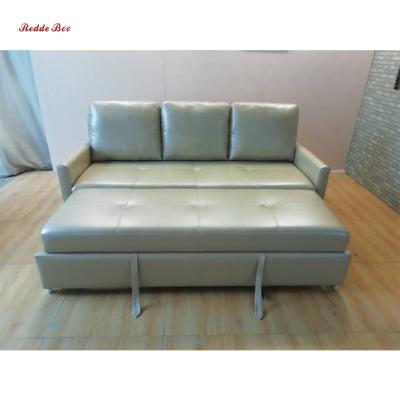 China Italian leather price (the other) new style lower adjustable pull out sleep sofa bed for sale